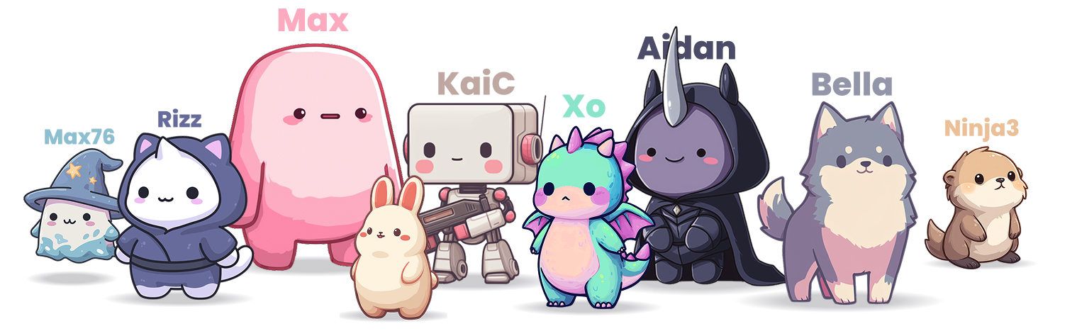 Community Widget characters